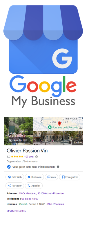 Fiche google my business